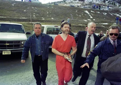 Authorities Escorting Unabomber Theodore Kaczynski