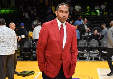 Celebrities At The Los Angeles Lakers Game