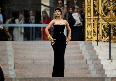 Celebrity Sightings - Paris Fashion Week - Haute Couture Fall/Winter 2023/2024 - Day One