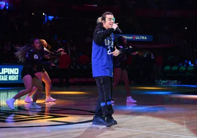 Celebrities At The Los Angeles Clippers Game