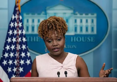White House Press Briefing Held By Secretary Jean-Pierre