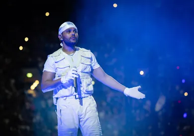 The Weeknd Performs At The London Stadium