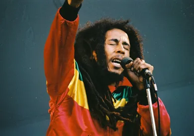 Bob Marley Performs At Crystal Palace Bowl in London