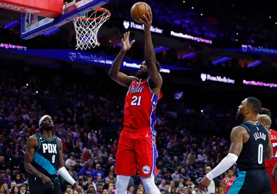 Portland Trail Blazers v Philadelphia 76ers