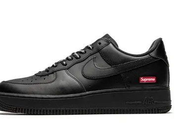 NIKE Air Force 1 Low Supreme - Mini Box Logo Black