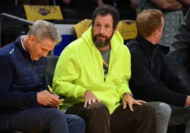 Celebrities At The Los Angeles Lakers Game