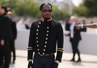 Street Style - Paris Fashion Week - Menswear Spring/Summer 2024 : Day Four