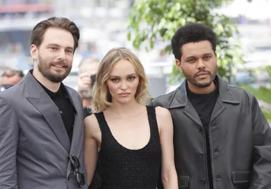 Sam Levinson, Lily-Rose Depp et Abel Tesfaye (The Weeknd)