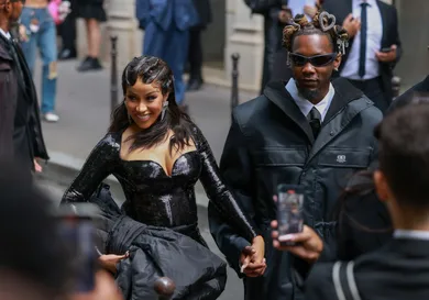 Balenciaga : Outside Arrivals - Paris Fashion Week - Haute Couture Fall/Winter 2023/2024