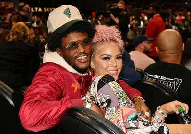 Celebrities Attend Denver Nuggets v Atlanta Hawks