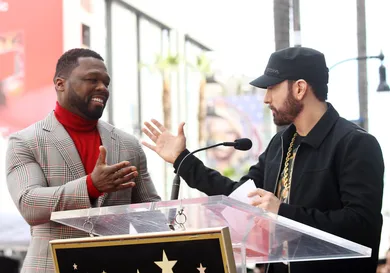 Curtis "50 Cent" Jackson Is Honored With A Star On The Hollywood Walk Of Fame