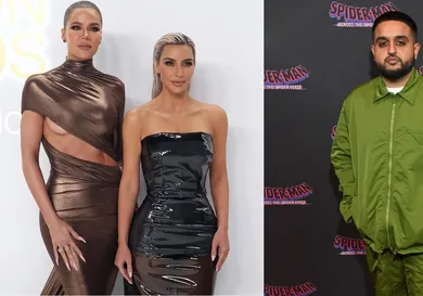 Kim Kardashian Khloe Kardashian Nav Selfie