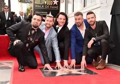 *NSYNC Honored With Star On The Hollywood Walk Of Fame