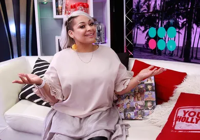 Raven-Symone and Issac Brown Visit Young Hollywood Studio