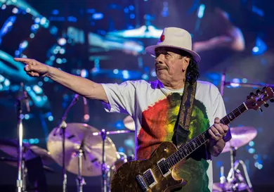 Santana Performs At North Island Credit Union Amphitheatre