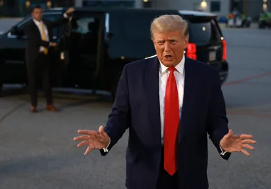 Former President Donald Trump Surrenders To Fulton County Jail In Election Case