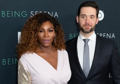Serena Williams and Alexis Ohanian attend premiere HBO