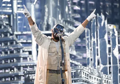 The Weeknd Performs At Wembley Stadium