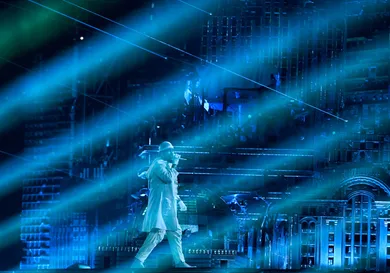 The Weeknd Performs At Wembley Stadium