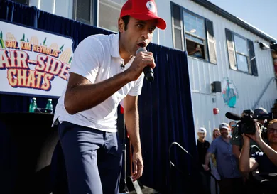 Presidential Hopefuls Make The Rounds At The Iowa State Fair