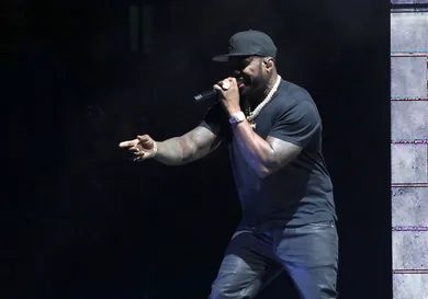 50 Cent Performs At Budweiser Stage