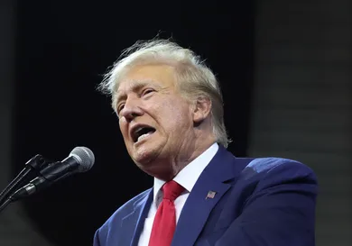 Donald Trump Attends Monumental Leaders Rally In South Dakota