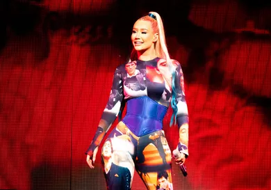 Pitbull And Iggy Azalea Perform At YouTube Theater