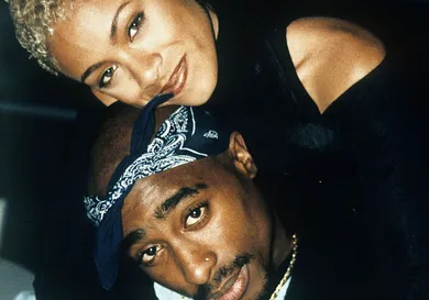 Tupac Shakur and Jada Pinkett Smith