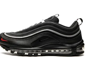 NIKE Air Max 97 Black : Sport Red
