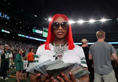 Celebrities Attend The Buffalo Bills Vs New York Jets Game