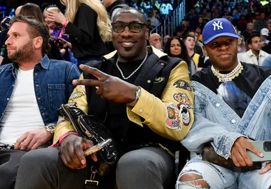 Celebrities At The Los Angeles Lakers Game