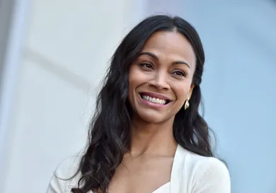 Zoe Saldana Honored With A Star On The Hollywood Walk Of Fame