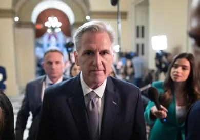 WASHINGTON - SEPTEMBER 30: House Speaker Kevin McCarthy (R-CA)