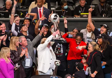 WNBA: OCT 18 WNBA Finals - Las Vegas Aces at New York Liberty