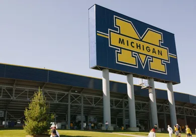 General View of Michigan Stadium