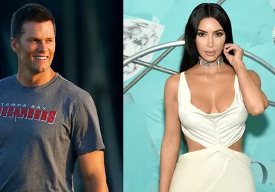 Tom Brady Kim Kardashian Flirting Auction