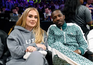 Celebrities At The Los Angeles Lakers Game