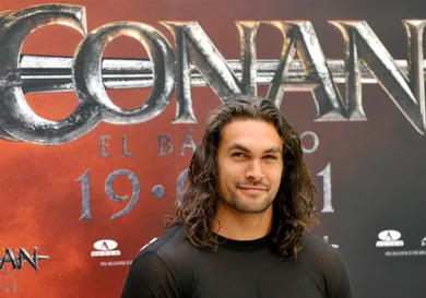 Jason Momoa attends 'Conan The Barbarian' Photocall in Madrid