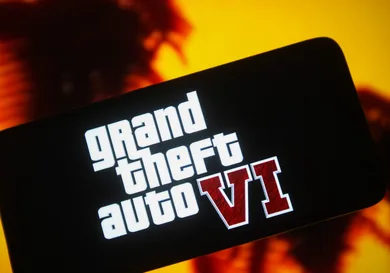 In this photo illustration, a Grand Theft Auto VI (GTA 6)