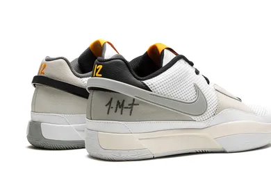 Nike Ja 1 Light Smoke Grey (Back View)