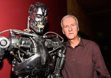 American Cinematheque 30th Anniversary Screening Of "The Terminator" James Cameron & Gale Anne Hurd