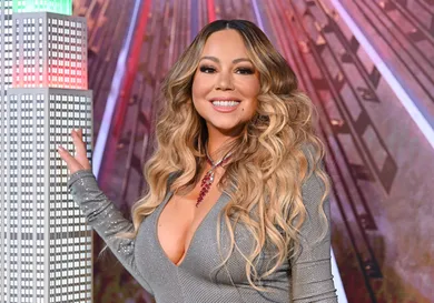 Mariah Carey Lights The Empire State Building In Celebration Of The 25th Anniversary Of "All I Want For Christmas Is You"