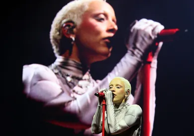 Doja Cat Performs In Brooklyn, NY As Part Of The Scarlet Tour With Ice Spice Opening