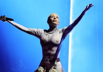 Doja Cat Performs In Brooklyn, NY As Part Of The Scarlet Tour With Ice Spice Opening