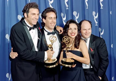 The cast of the Emmy-winning "Seinfeld"