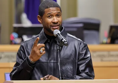 The City Of Las Vegas Honors Usher During Special Presentation