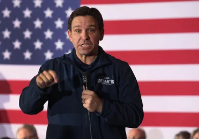 Ron DeSantis Holds His 99th Campaign Rally In Iowa
