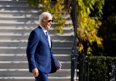 President Biden Departs The White House For Las Vegas