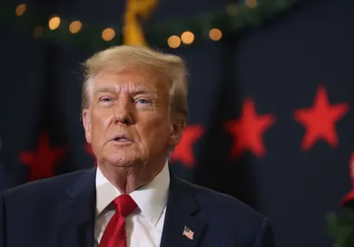 Former President Trump Holds Rally In Waterloo, Iowa