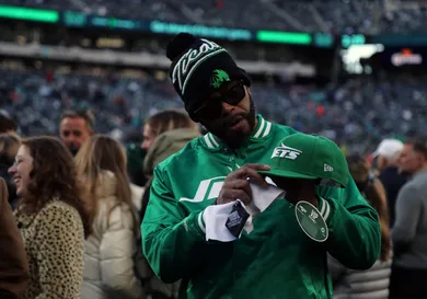 Celebrities Attend The Miami Dolphins Vs New York Jets Game